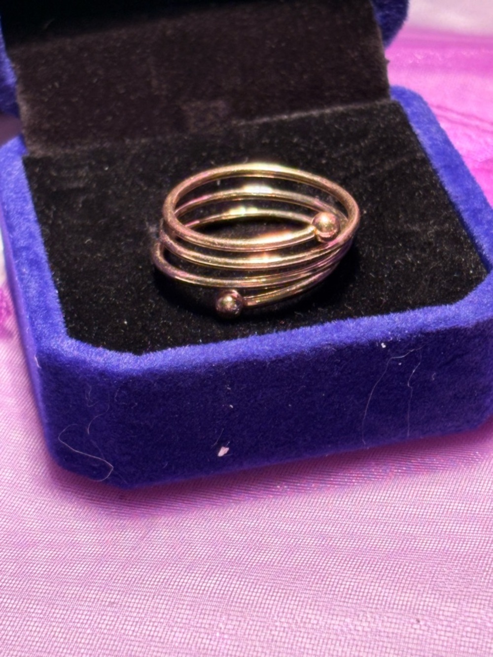 Gold Spiral Ring
